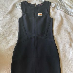Black cocktail dress